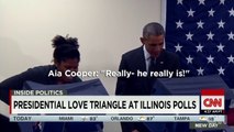 So funny jealous Man saying to Obama 
