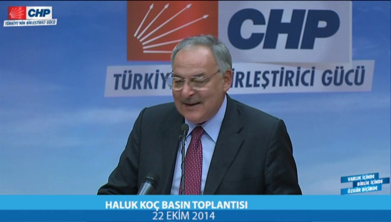 PROF.DR. HALUK KOÇ BASIN TOPLANTISI 22/10/2014