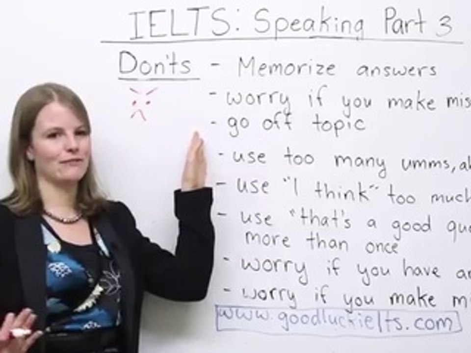 IELTS Speaking Part 3