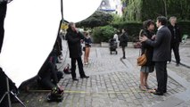 Patric Bruel et Sophie Marceau se préparent à faire l'amour dans TU VEUX OU TU VEUX PAS [Making Of]