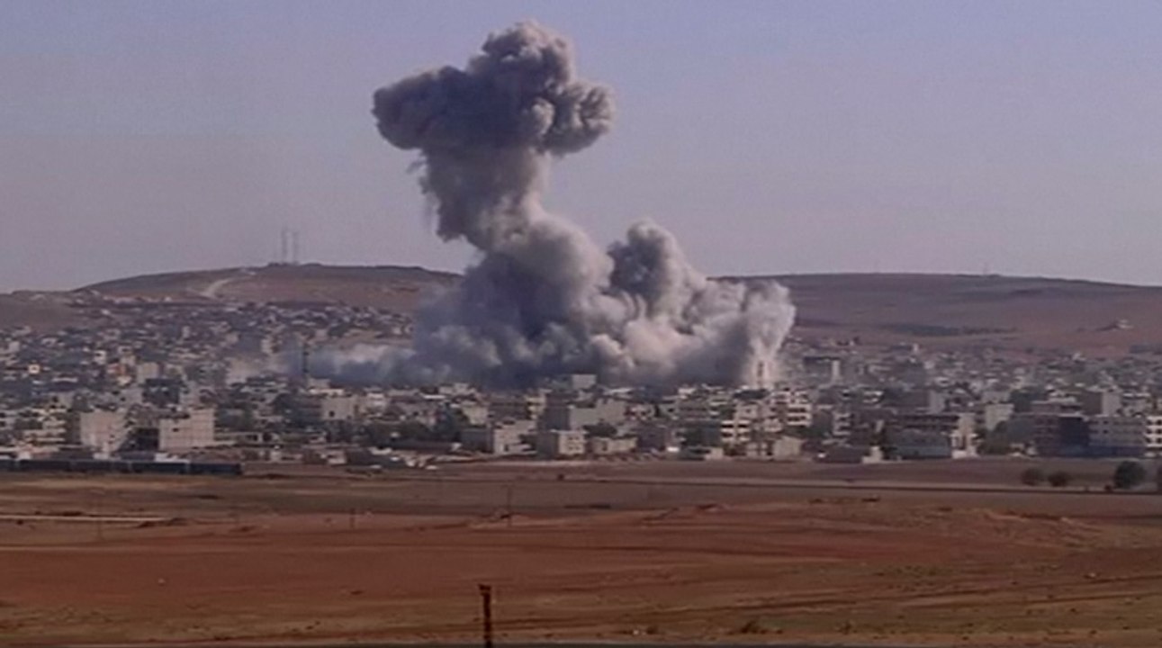 Importantes explosions à Kobané