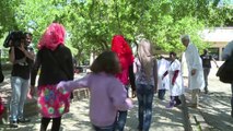 First day of school for Syrian refugees in Uruguay