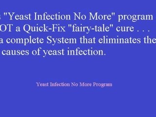 (Yeast Infection No More Program)