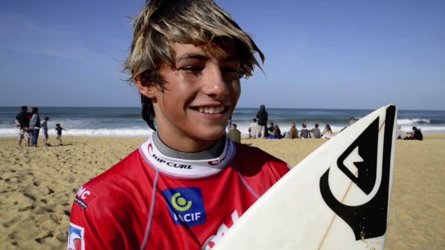 MARCO MIGNOT - CHAMPION DE FRANCE SURF MINIMES - HOSSEGOR - 22 OCTOBRE 2014
