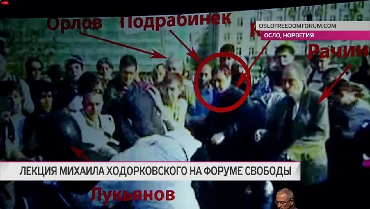 Речь Михаила Ходорковского в Осло, октябрь 2014