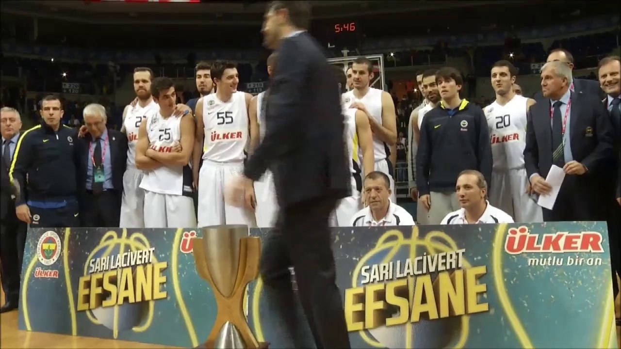 Fenerbahçe Ülker'in Şampiyonluk Kutlaması