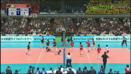 春高バレー2014女子決勝戦 　 第1セット
