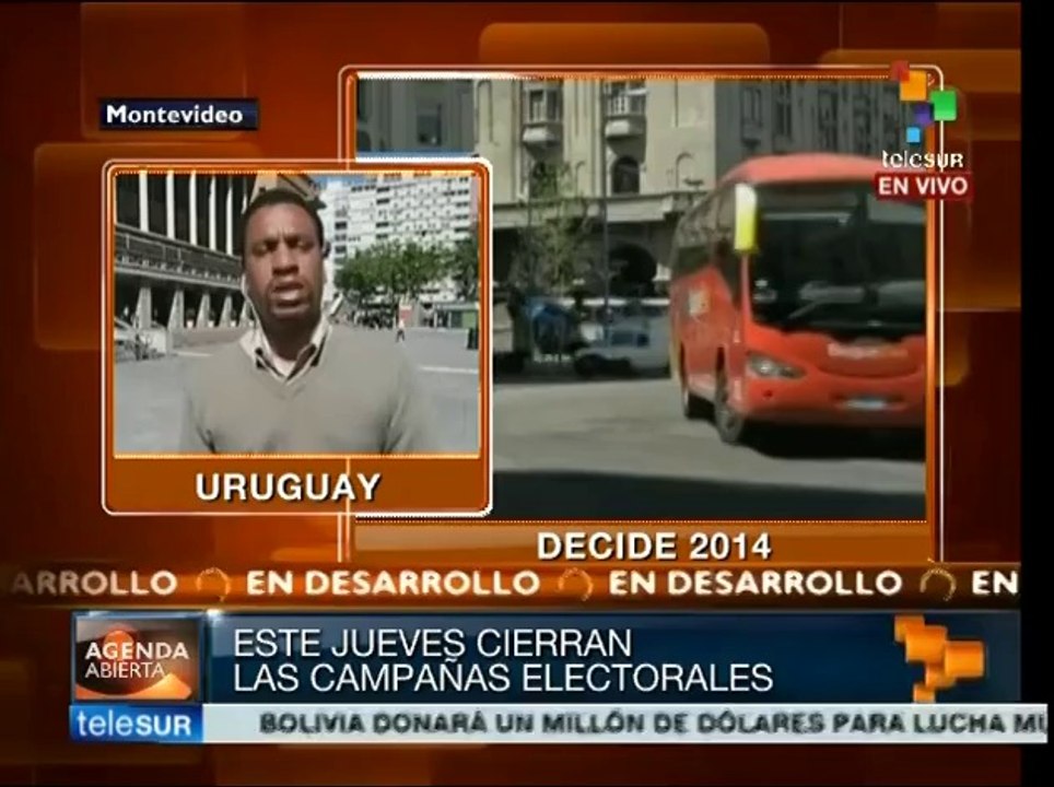 Penúltimo día de campañas políticas en Uruguay