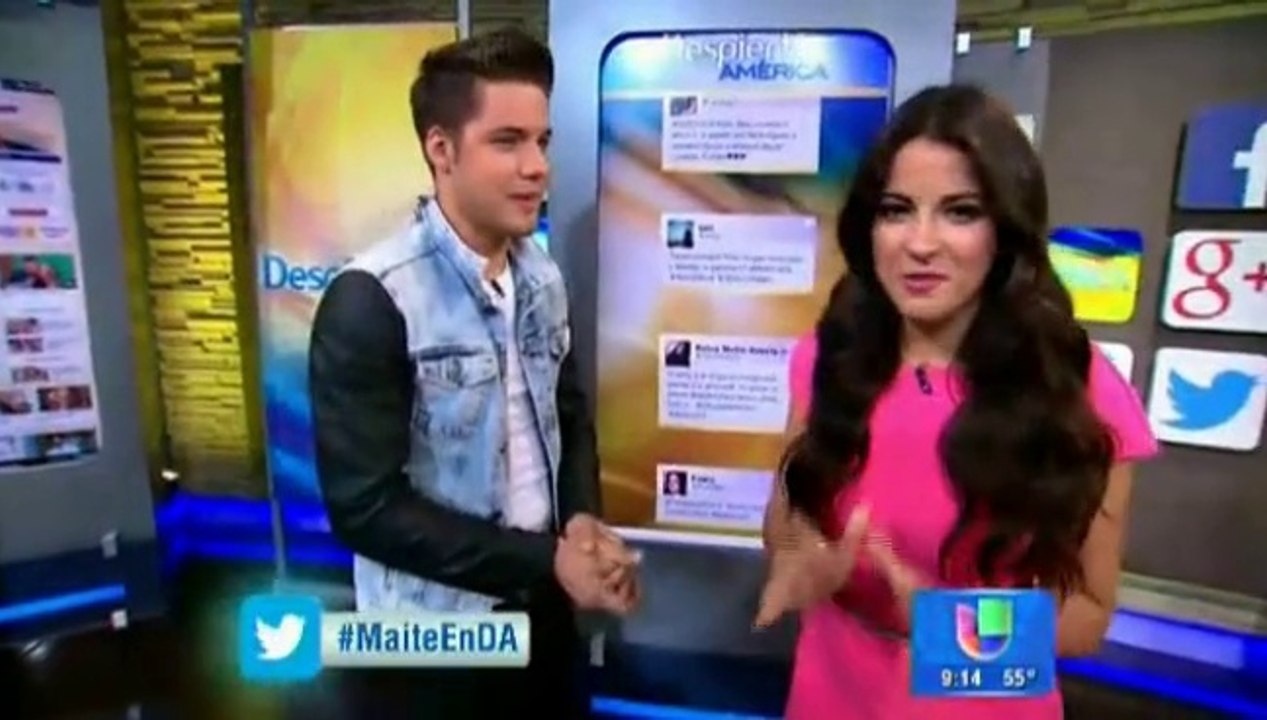 Maite Perroni en el rincon social DA