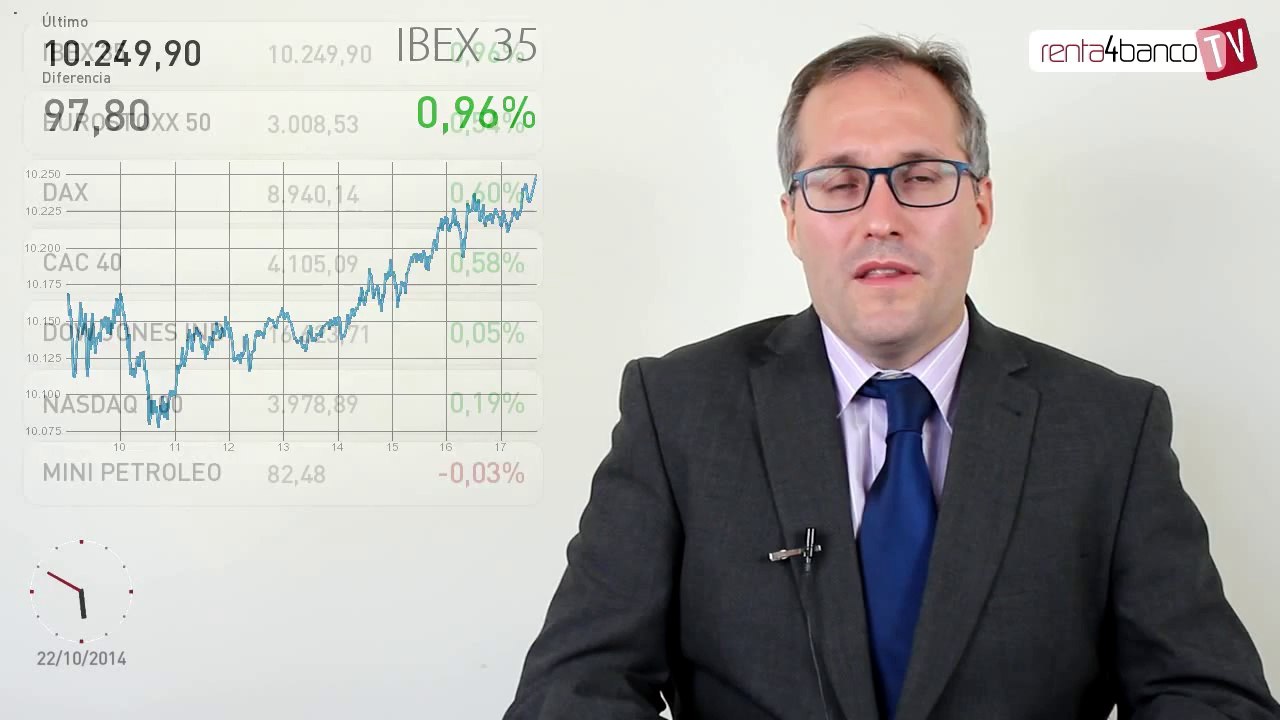 22.10.14 · Sesión de rebotes en las bolsas europeas - Comentario de los gestores
