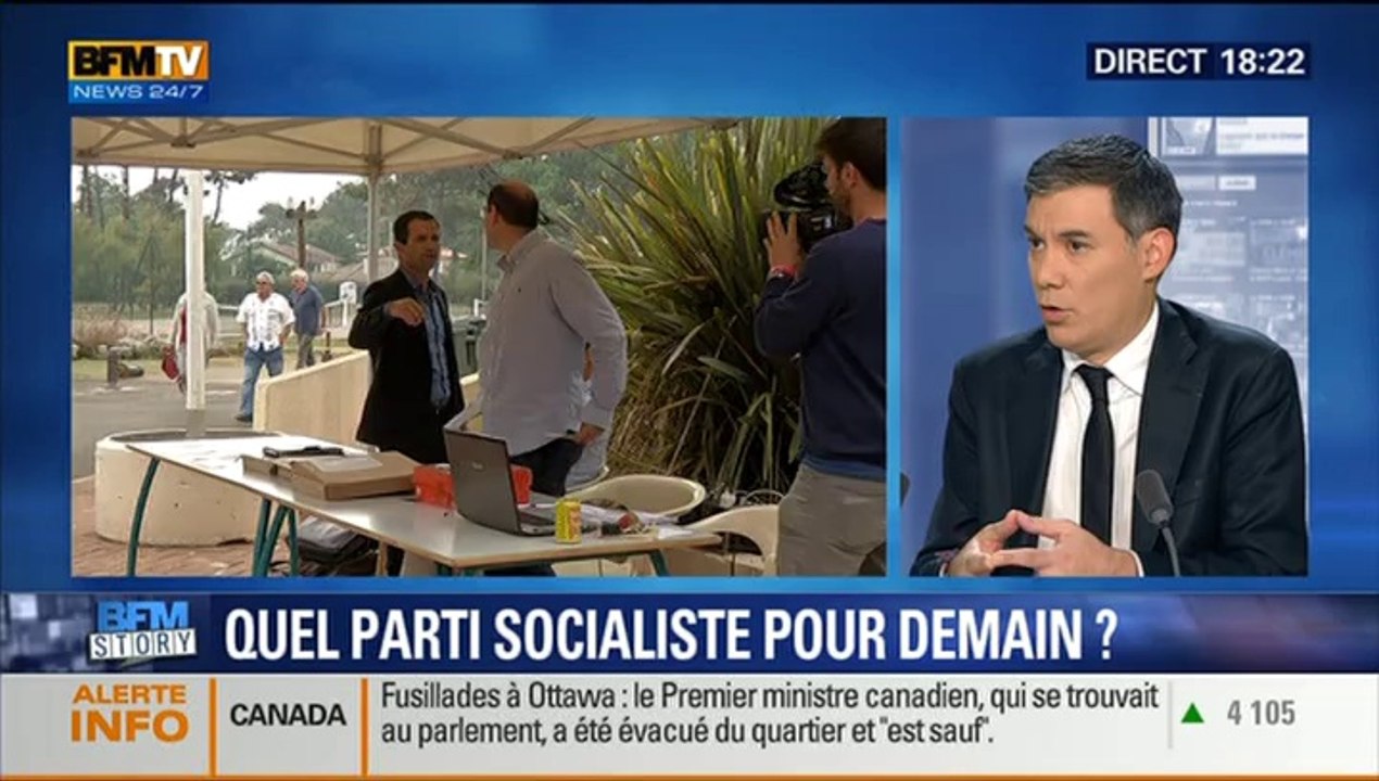 22/10/2014 Olivier Faure sur la situation au Parti Socialiste