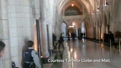 Shooting inside Canadian parliament, one suspect reported dead