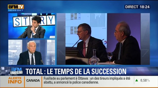 BFM Story: Total: le tandem Desmarest-Pouyanné prend la tête du groupe - 22/10