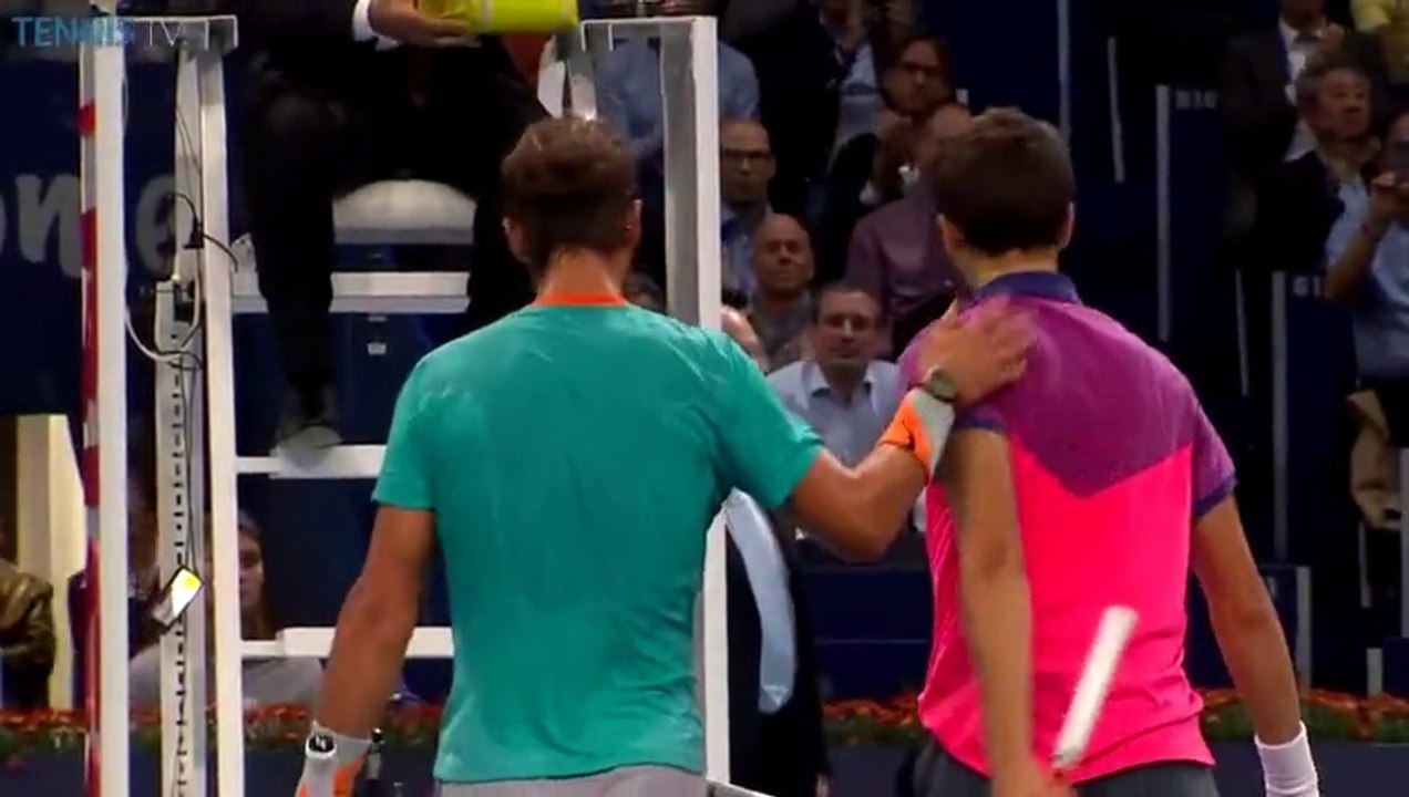 Nadal vs Herbert, Basel Open 2014 (1/8 finale), highlights - 22/10/14