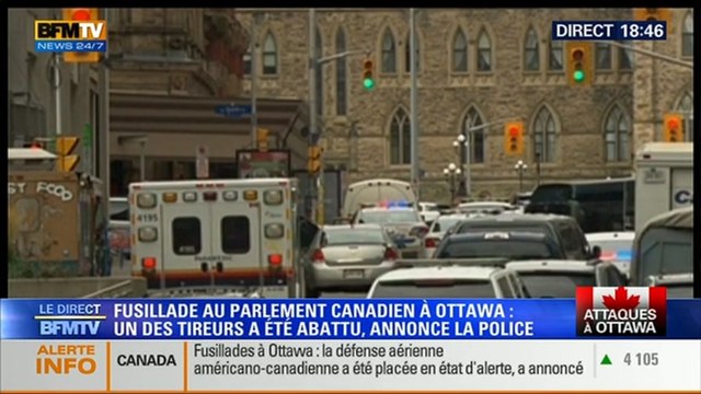 BFM Story: Fusillade au Parlement canadien: un tireur aurait été abbatu par la police (2/2) - 22/10
