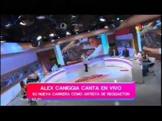 Pronto.com.ar Alexander Caniggia canta en vivo reggeatón