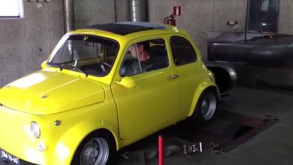 5th run op de testbank Speedcentre Geldermalsen Fiat 500 Abarth Dynojet @Dyno