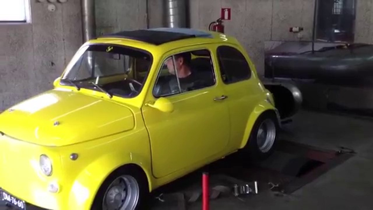 5th run op de testbank Speedcentre Geldermalsen Fiat 500 Abarth Dynojet @Dyno