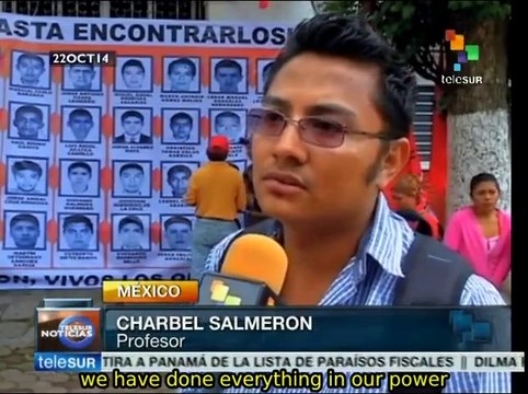 Protesters take over Tixtla, Mexico in protest over missing students