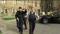Chaotic Scene Inside Canadian Parliament Building