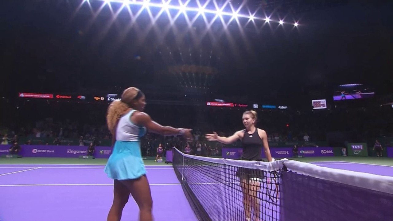 Singapur: halep deklassiert williams