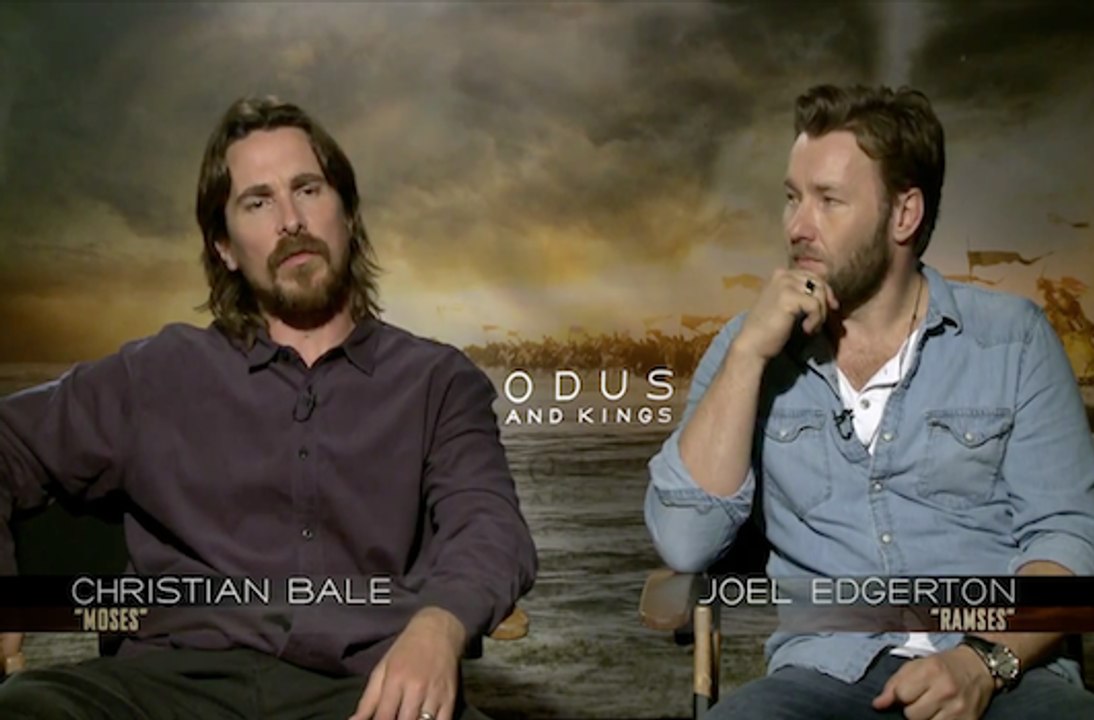 Exodus : Gods and Kings - Interview Christian Bale et Joel Edgerton (VO)