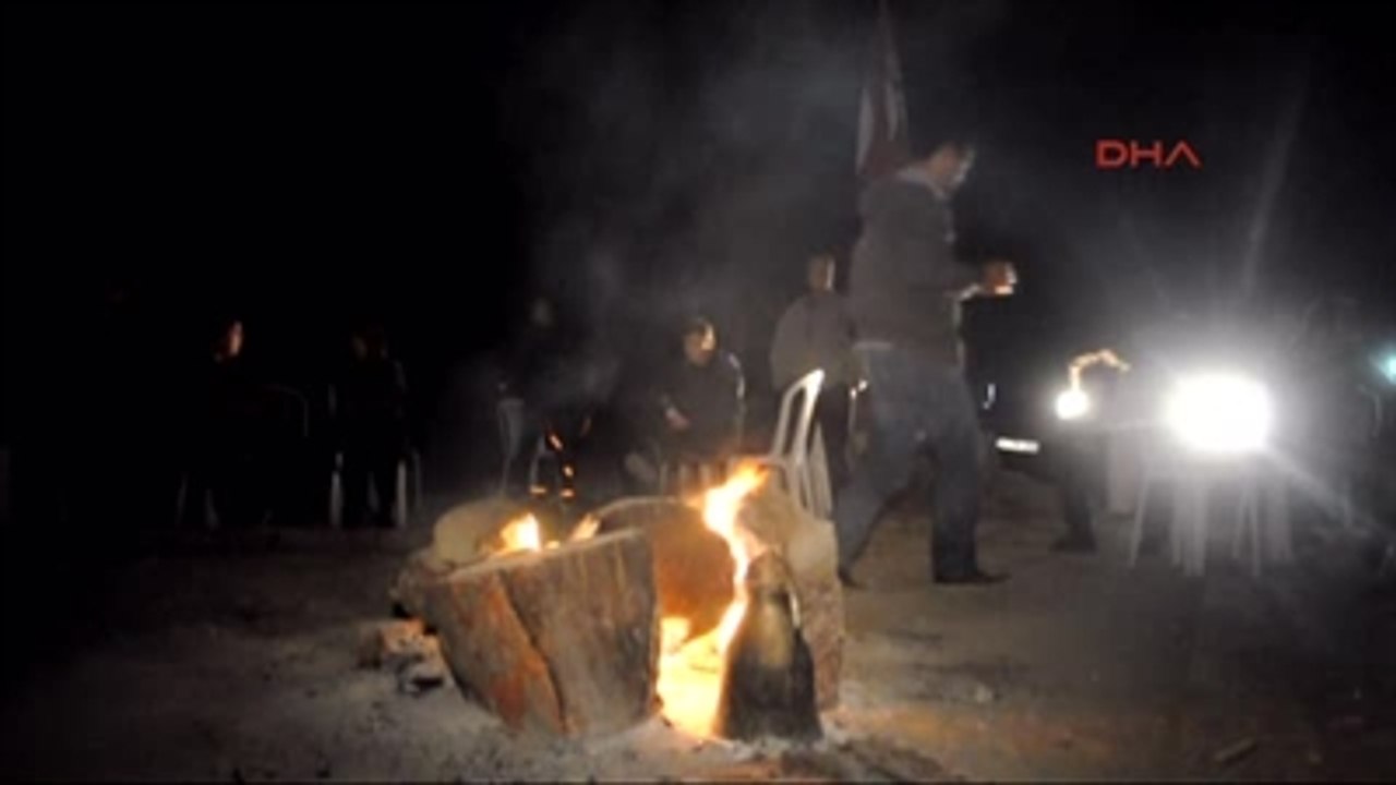 Soma Yırca'da Gece Nöbeti