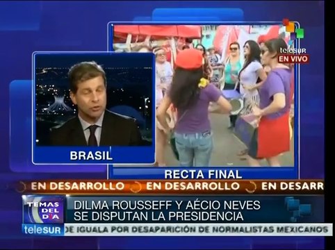 Brasil: últimos sondeos dan ventaja a Rousseff en comicios