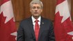 Canada's Harper says no safe haven for those behind attacks