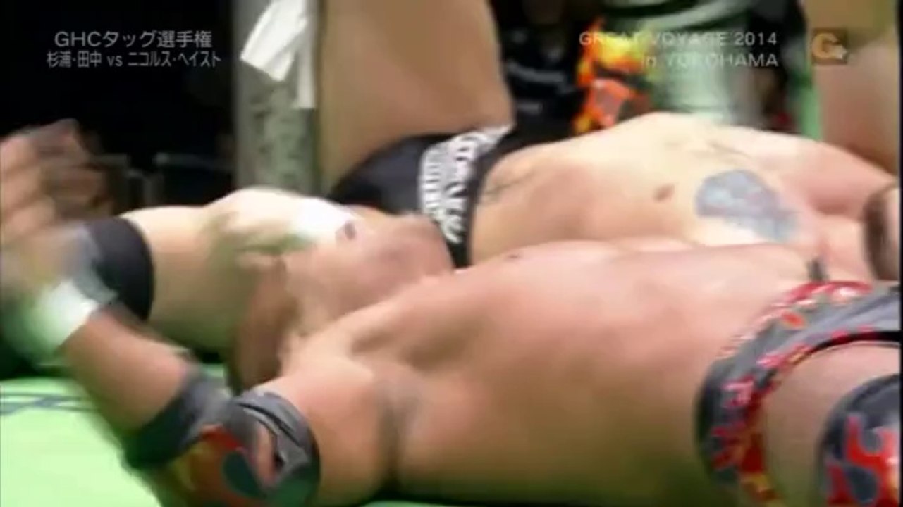 "Dangan Yankees" Takashi Sugiura & Masato Tanaka (c) vs. "TMDK" Mikey Nicholls & Shane Haste (NOAH)