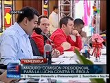 Maduro anuncia creación de Comisión para la lucha contra el Ébola
