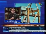 Costa Rica: huelga portuaria enfrentó primer intento de desalojo