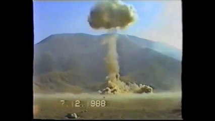 Soviet Raid On Mujahideen Compound Ends With Huge Explosion (1988)