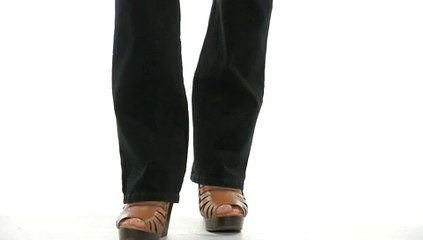 NYDJ Petite Petite Marilyn Straight Leg Classic Overdye Black - Robecart.com Free Shipping BOTH Ways