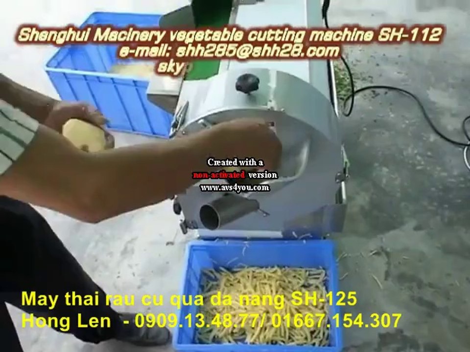 Máy cắt củ quả đa năng, máy cắt rau, máy bào sợi, máy cắt lát củ quả SH125, lh 0909134877