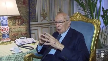Roma - Il Presidente Napolitano ha ricevuto Don Ciotti e 'Libera' (23.10.14)