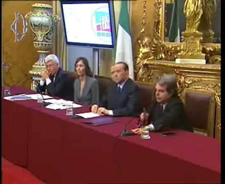 Roma - Conferenza stampa di Forza Italia (23.10.14)