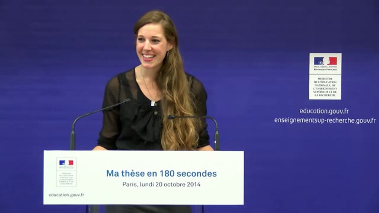 Ma thèse en 180 secondes : Noémie Mermet - 1er prix