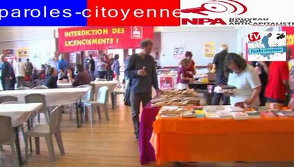 Télévision Bordeaux33  Meeting du NPA interview de Jean-claude Doucet le samedi 18 octobre 2014