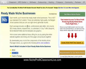 Niche Profit Classroom Review & Sneak Peek Part 2