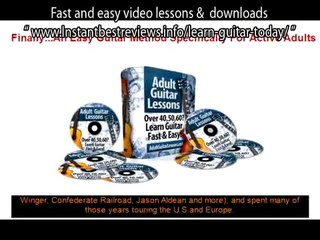 下载视频: learn how to play acoustic guitar for beginners pdf   Adult Guitar Lessons Fast and easy video lesso