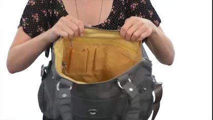 Baggallini Santiago Tote Espresso/Tomato - Robecart.com Free Shipping BOTH Ways