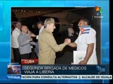 Segunda brigada de médicos cubanos llega a Liberia