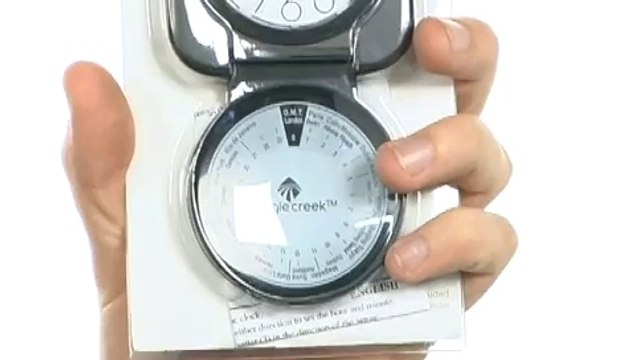 Eagle Creek Quick View Travel Clock Black - Robecart.com Free Shipping BOTH Ways