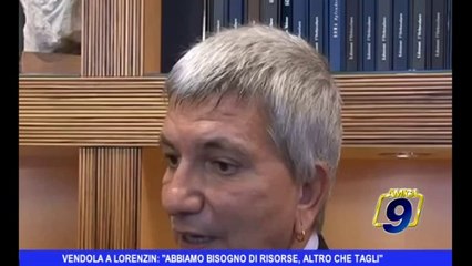 SANITA' | Vendola a Lorenzin: "Abbiamo bisogno di risorse, altro che tagli"