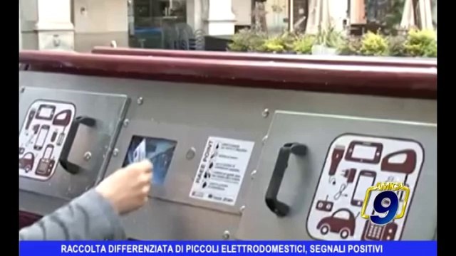 Raccolta differenziata di piccoli elettrodomestici, segnali positivi