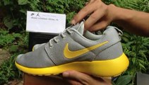 Nike Roshe Running Shoes Light Grey Yellow Online Review Shoes-clothes-china.ru
