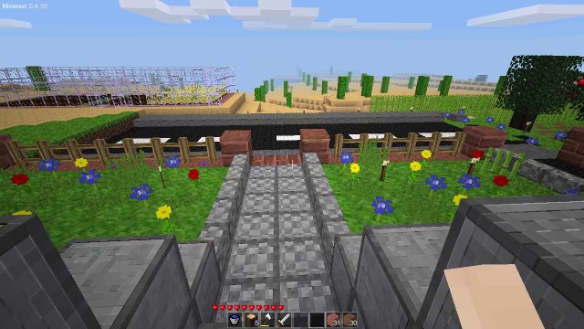 Ich spiele: Minetest #057 - Quantentechnisch zurück in die Zukunft! Frohe Weihnachten!