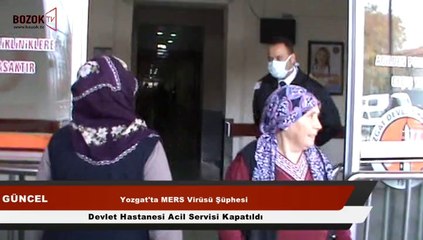 YOZGAT'TA MERS VİRÜSÜ SÜPHESİ