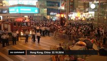 Anti-occupy demonstrators attempt to clear Hong Kong protests
